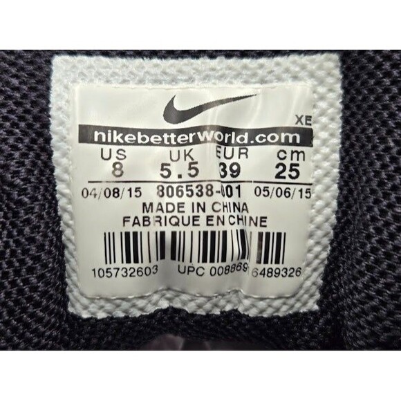 Nike Shoes Womens 8 Air Zoom Elite 8 Multicolor Running Sneakers 806538-001 - Picture 9 of 9